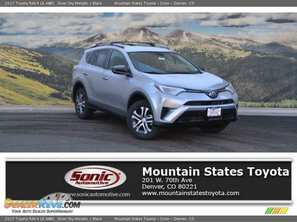 2017 Toyota RAV4 LE AWD Silver Sky Metallic / Black Photo #1