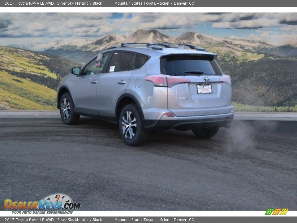 2017 Toyota RAV4 LE AWD Silver Sky Metallic / Black Photo #3