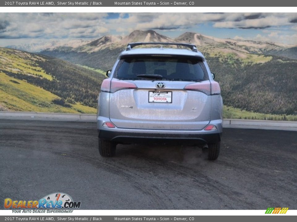 2017 Toyota RAV4 LE AWD Silver Sky Metallic / Black Photo #4