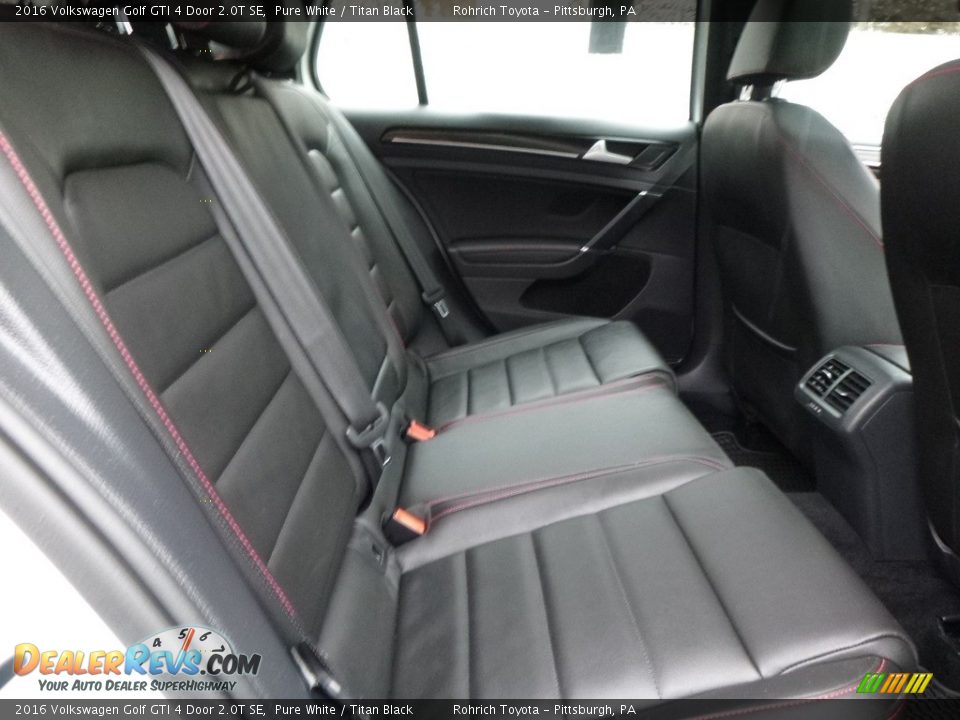 Rear Seat of 2016 Volkswagen Golf GTI 4 Door 2.0T SE Photo #15