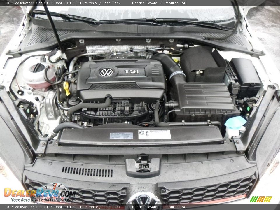 2016 Volkswagen Golf GTI 4 Door 2.0T SE 2.0 Liter FSI Turbocharged DOHC 16-Valve VVT 4 Cylinder Engine Photo #18