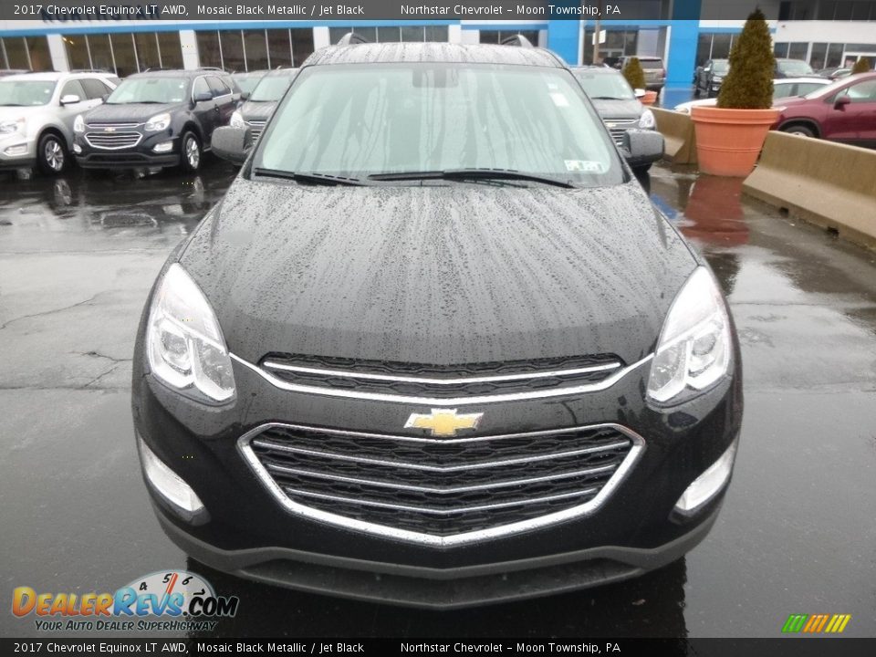 2017 Chevrolet Equinox LT AWD Mosaic Black Metallic / Jet Black Photo #2