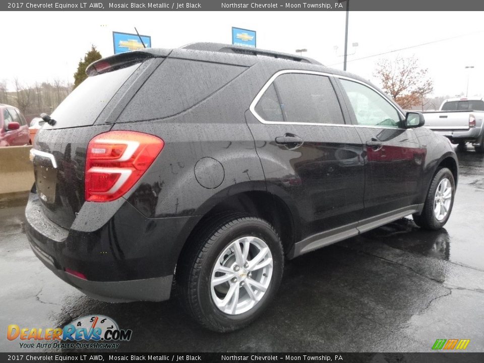 2017 Chevrolet Equinox LT AWD Mosaic Black Metallic / Jet Black Photo #5