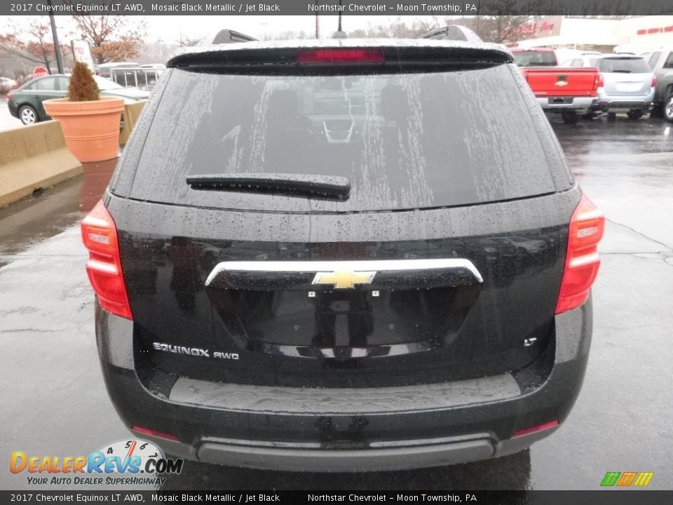 2017 Chevrolet Equinox LT AWD Mosaic Black Metallic / Jet Black Photo #6