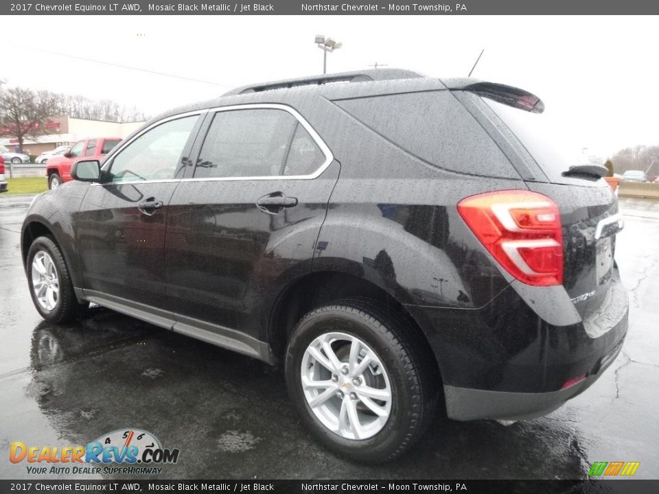 2017 Chevrolet Equinox LT AWD Mosaic Black Metallic / Jet Black Photo #8