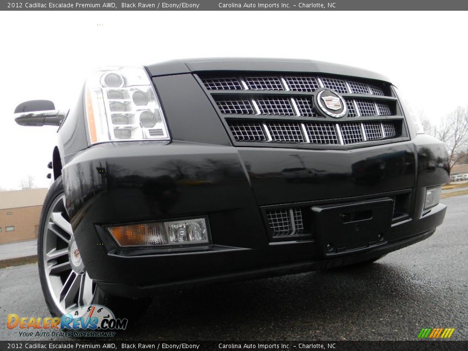 2012 Cadillac Escalade Premium AWD Black Raven / Ebony/Ebony Photo #1