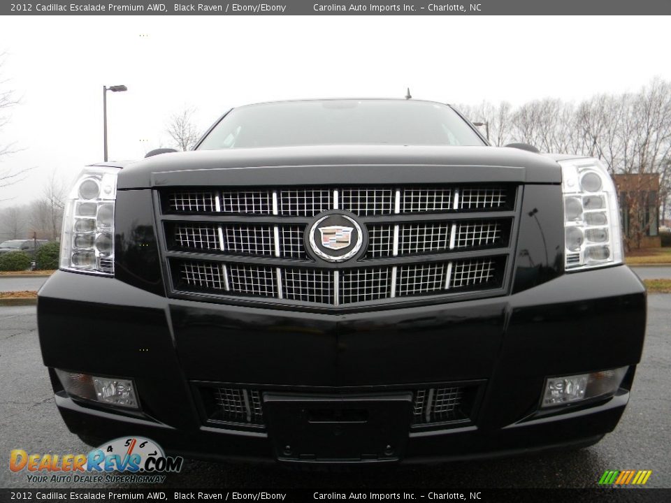 2012 Cadillac Escalade Premium AWD Black Raven / Ebony/Ebony Photo #4