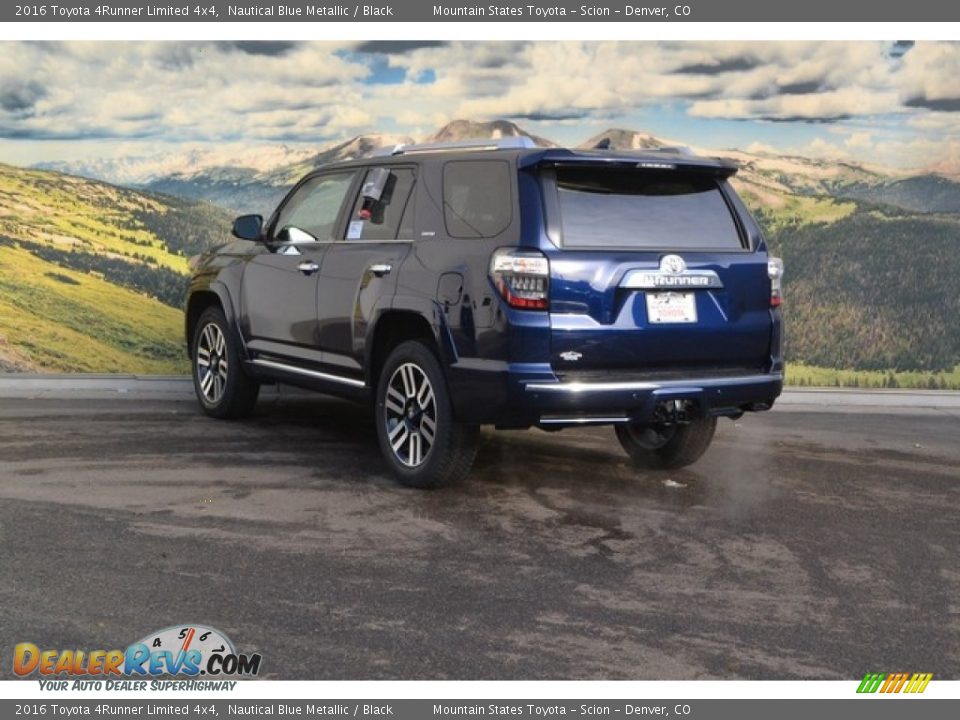 2016 Toyota 4Runner Limited 4x4 Nautical Blue Metallic / Black Photo #3