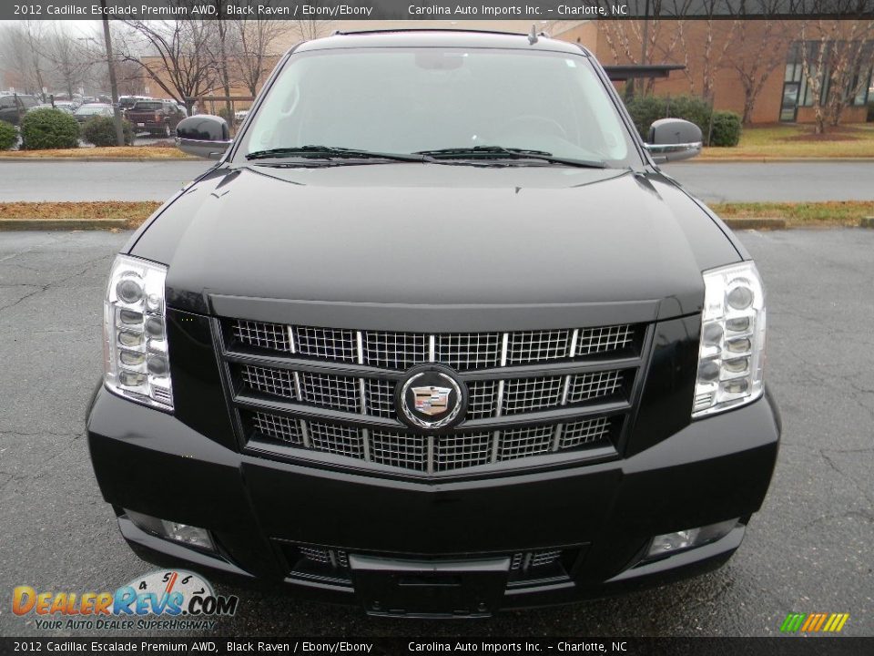 2012 Cadillac Escalade Premium AWD Black Raven / Ebony/Ebony Photo #5