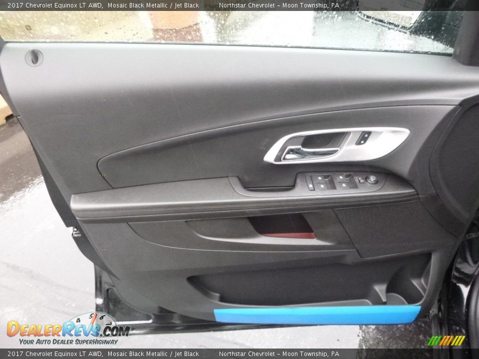 2017 Chevrolet Equinox LT AWD Mosaic Black Metallic / Jet Black Photo #14