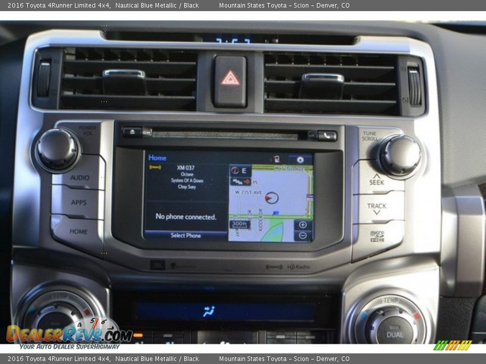 2016 Toyota 4Runner Limited 4x4 Nautical Blue Metallic / Black Photo #6