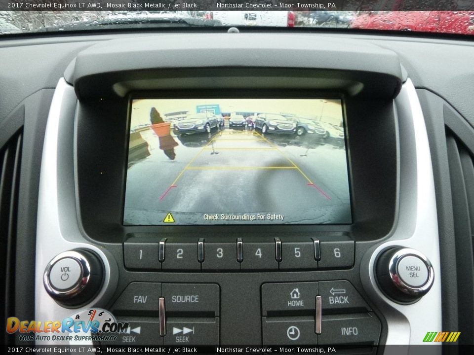 2017 Chevrolet Equinox LT AWD Mosaic Black Metallic / Jet Black Photo #18
