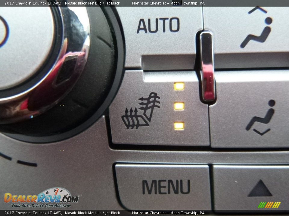 2017 Chevrolet Equinox LT AWD Mosaic Black Metallic / Jet Black Photo #19