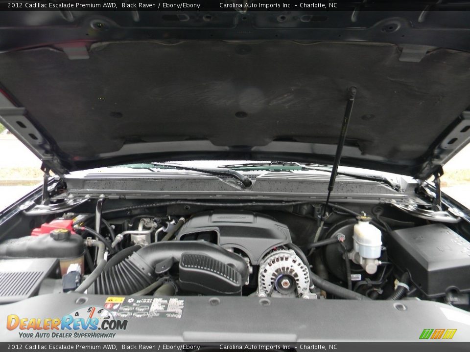2012 Cadillac Escalade Premium AWD Black Raven / Ebony/Ebony Photo #25