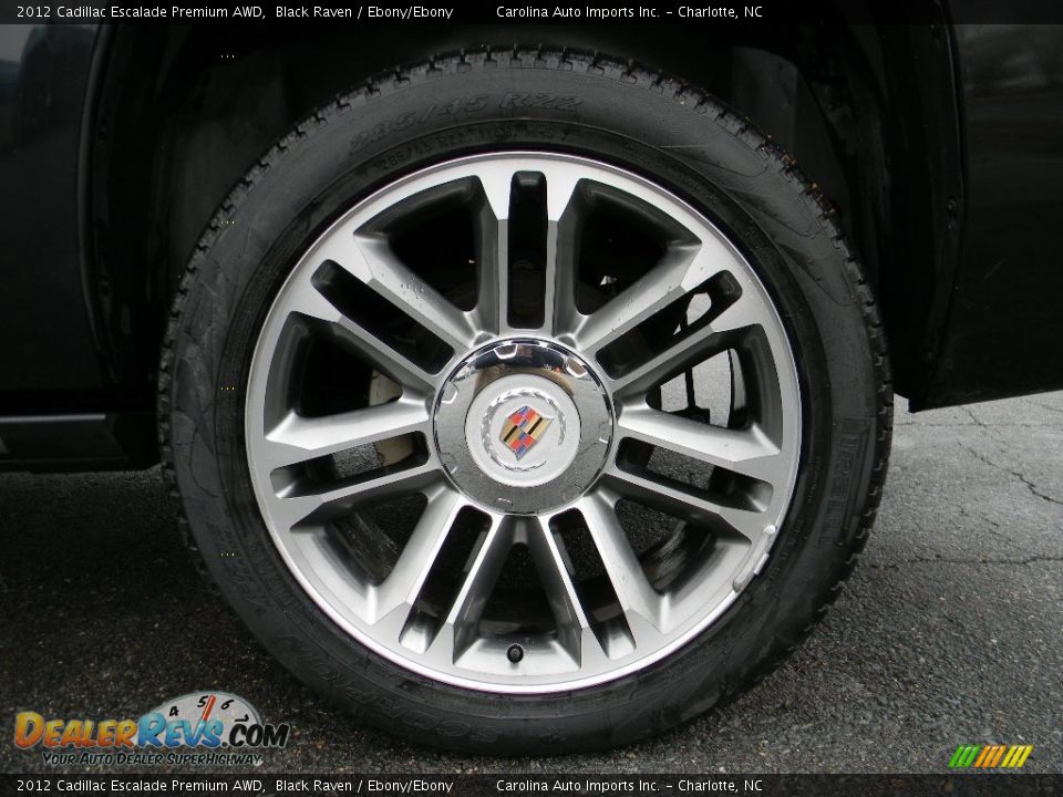 2012 Cadillac Escalade Premium AWD Black Raven / Ebony/Ebony Photo #26