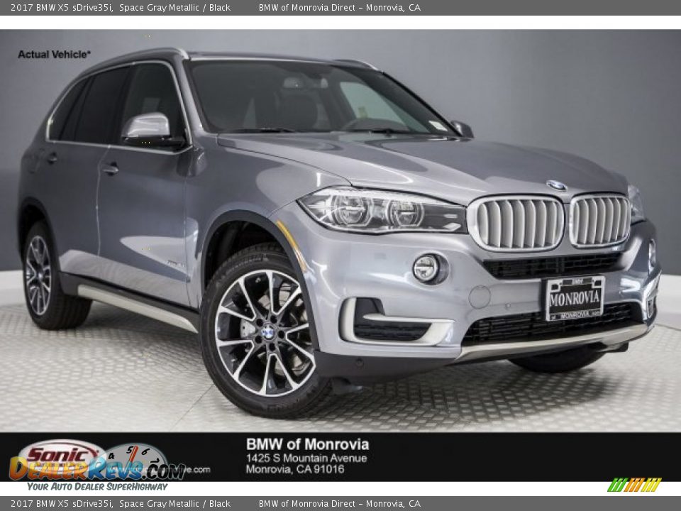 2017 BMW X5 sDrive35i Space Gray Metallic / Black Photo #1