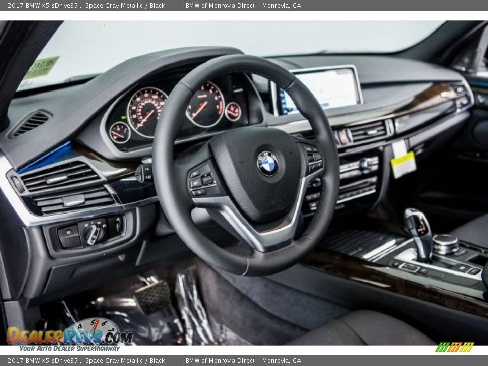 2017 BMW X5 sDrive35i Space Gray Metallic / Black Photo #6