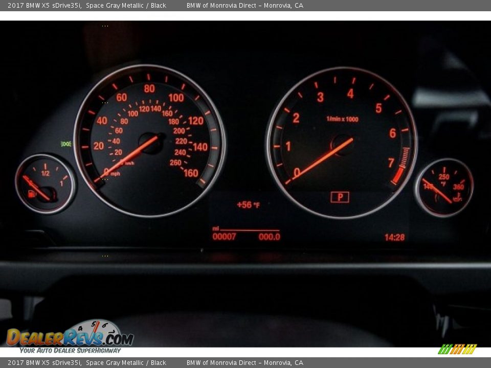 2017 BMW X5 sDrive35i Space Gray Metallic / Black Photo #7