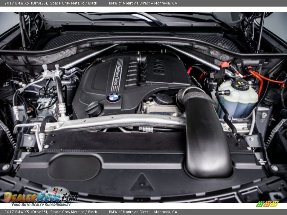 2017 BMW X5 sDrive35i Space Gray Metallic / Black Photo #8