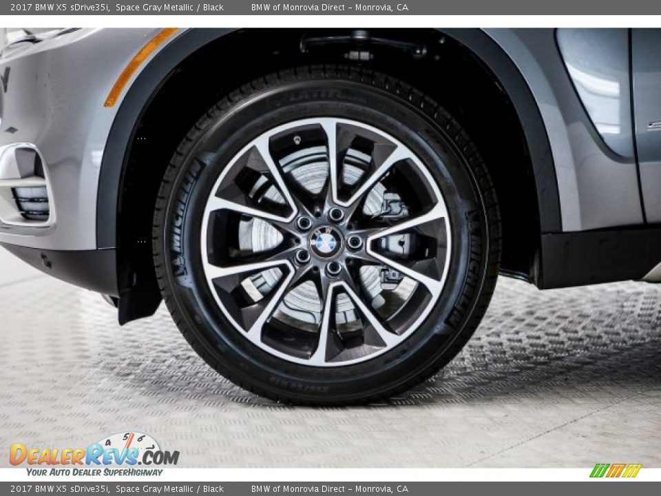 2017 BMW X5 sDrive35i Space Gray Metallic / Black Photo #9
