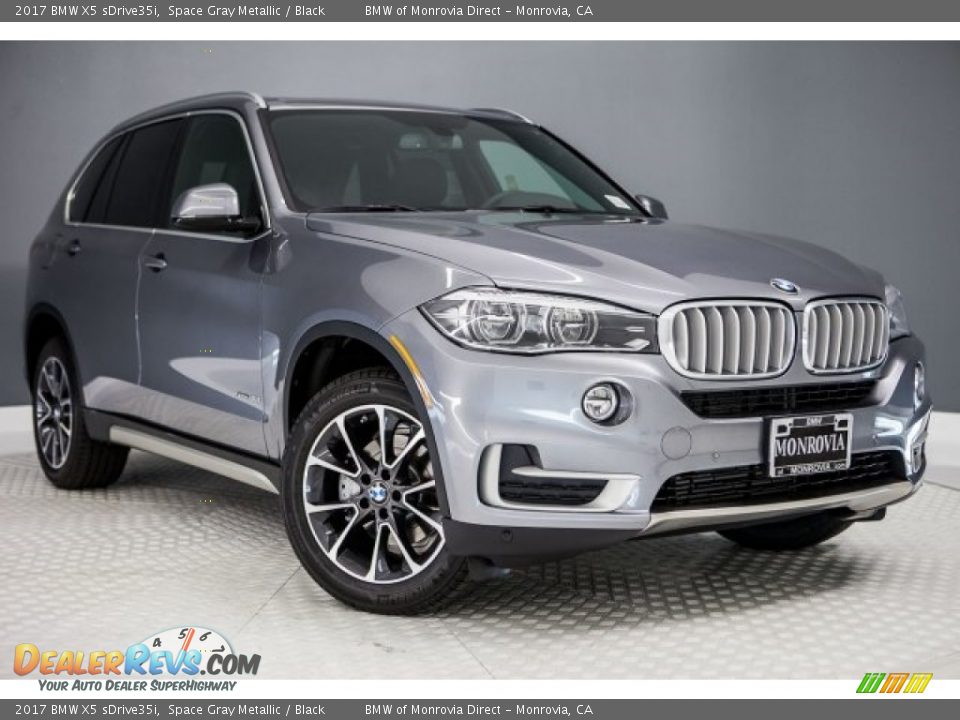 2017 BMW X5 sDrive35i Space Gray Metallic / Black Photo #12