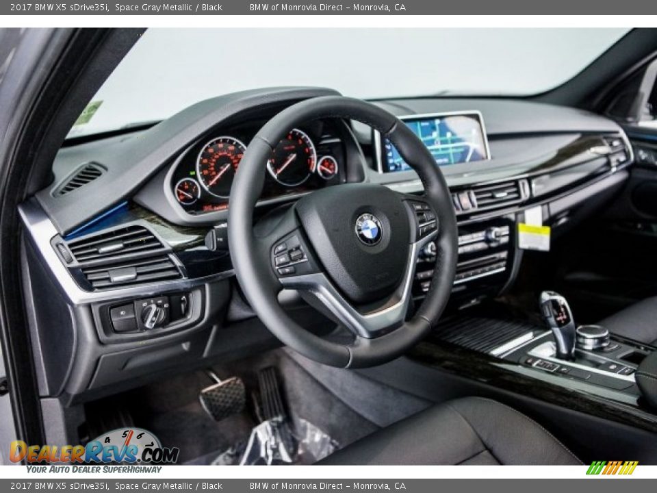 2017 BMW X5 sDrive35i Space Gray Metallic / Black Photo #6