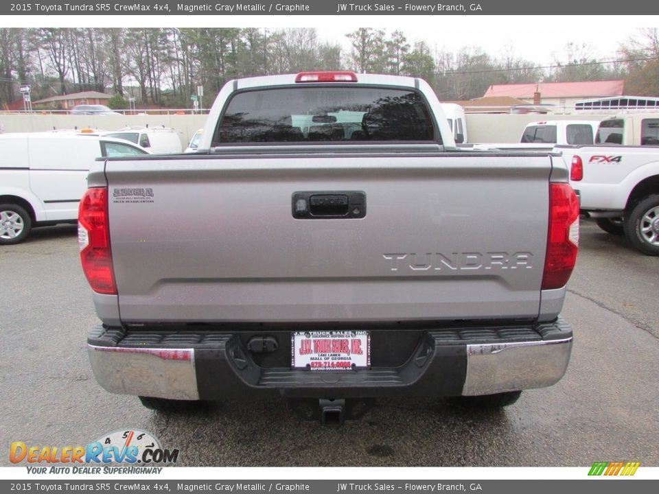 2015 Toyota Tundra SR5 CrewMax 4x4 Magnetic Gray Metallic / Graphite Photo #7