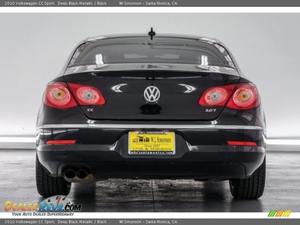 2010 Volkswagen CC Sport Deep Black Metallic / Black Photo #3