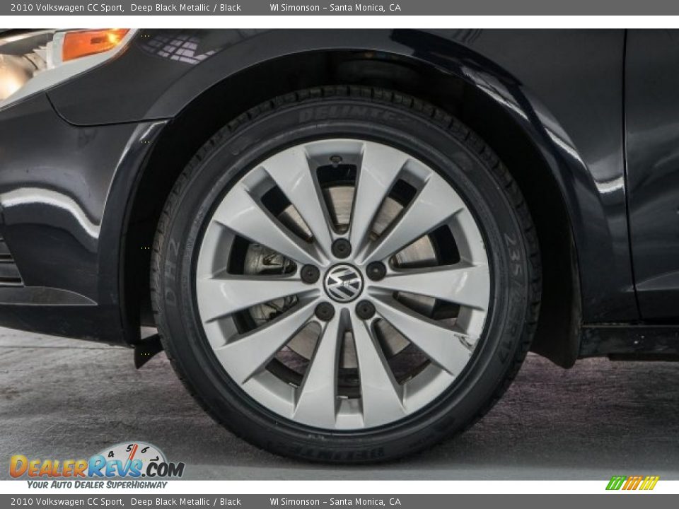 2010 Volkswagen CC Sport Deep Black Metallic / Black Photo #8