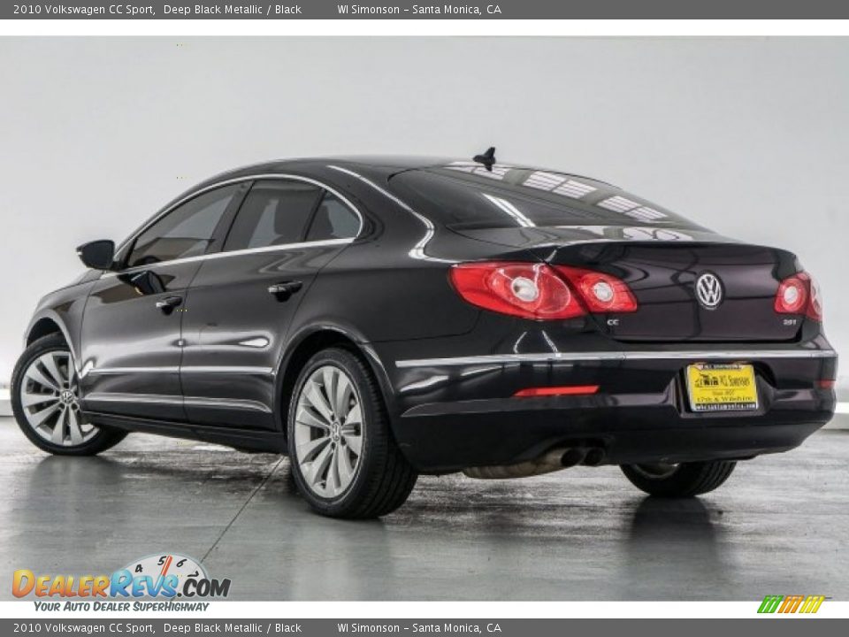2010 Volkswagen CC Sport Deep Black Metallic / Black Photo #10