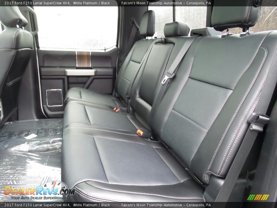Rear Seat of 2017 Ford F150 Lariat SuperCrew 4X4 Photo #10