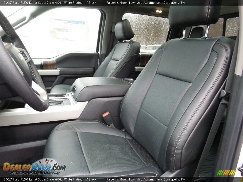 Front Seat of 2017 Ford F150 Lariat SuperCrew 4X4 Photo #13