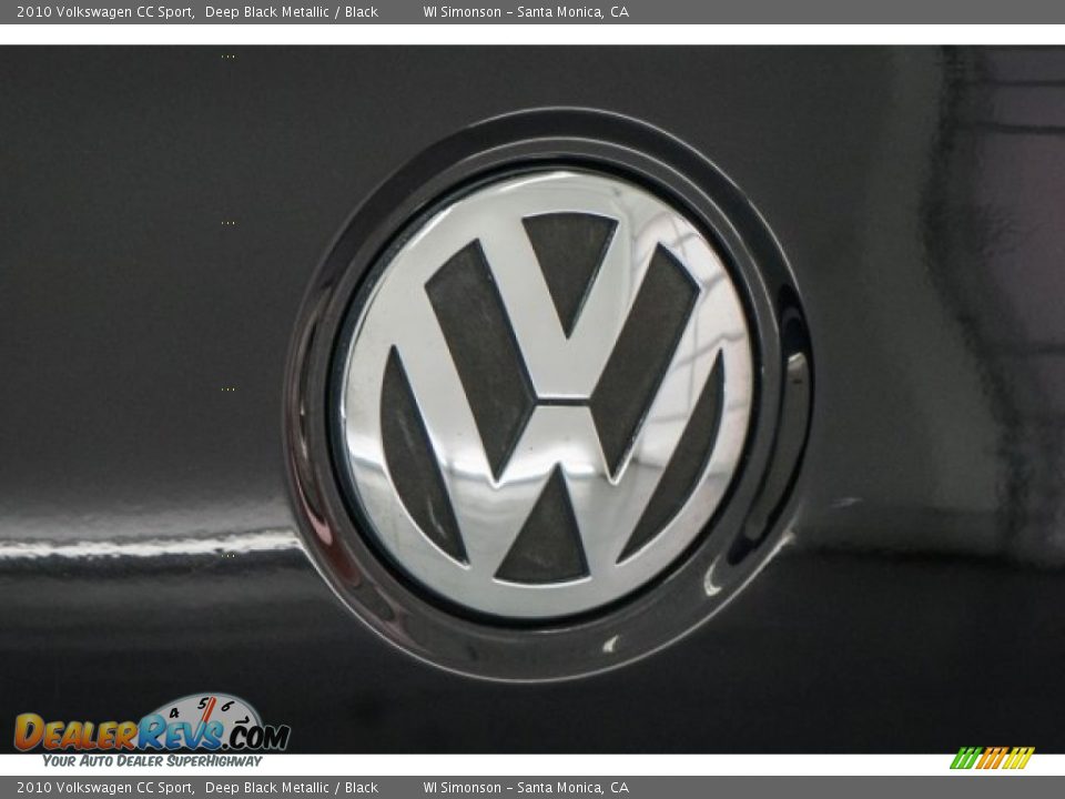 2010 Volkswagen CC Sport Deep Black Metallic / Black Photo #30