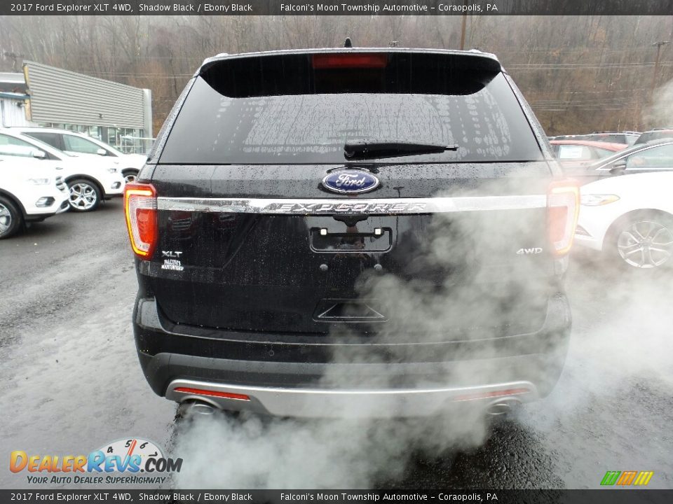 2017 Ford Explorer XLT 4WD Shadow Black / Ebony Black Photo #7