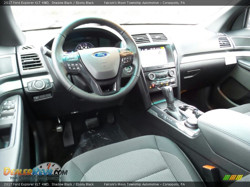 2017 Ford Explorer XLT 4WD Shadow Black / Ebony Black Photo #10