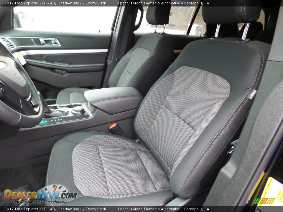 2017 Ford Explorer XLT 4WD Shadow Black / Ebony Black Photo #11