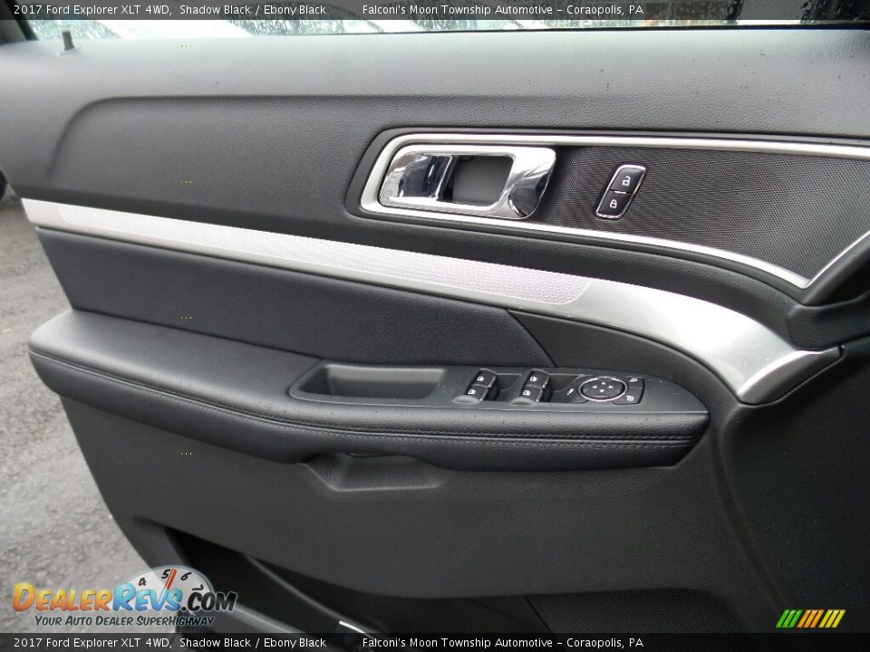 2017 Ford Explorer XLT 4WD Shadow Black / Ebony Black Photo #12