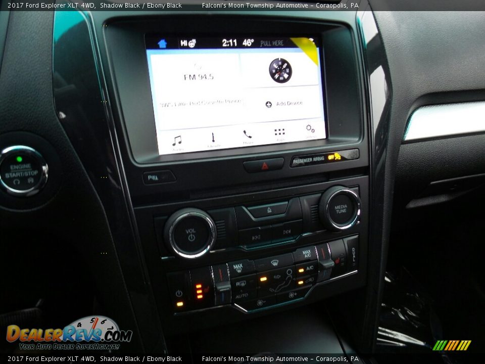 2017 Ford Explorer XLT 4WD Shadow Black / Ebony Black Photo #13