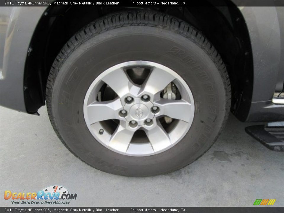 2011 Toyota 4Runner SR5 Magnetic Gray Metallic / Black Leather Photo #5