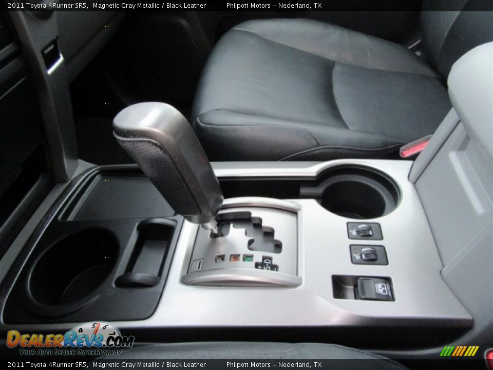 2011 Toyota 4Runner SR5 Magnetic Gray Metallic / Black Leather Photo #21