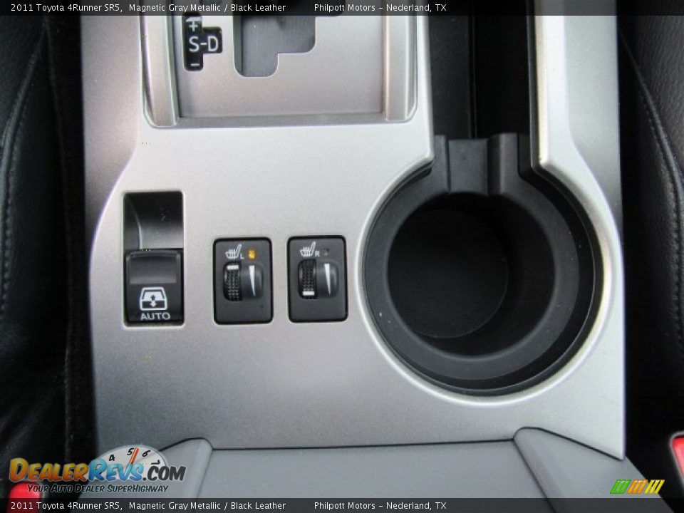 2011 Toyota 4Runner SR5 Magnetic Gray Metallic / Black Leather Photo #25