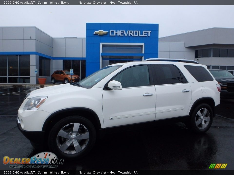2009 GMC Acadia SLT Summit White / Ebony Photo #1