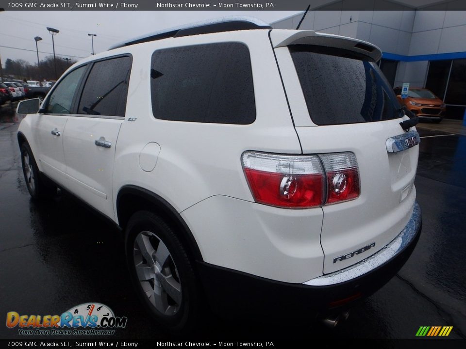 2009 GMC Acadia SLT Summit White / Ebony Photo #4