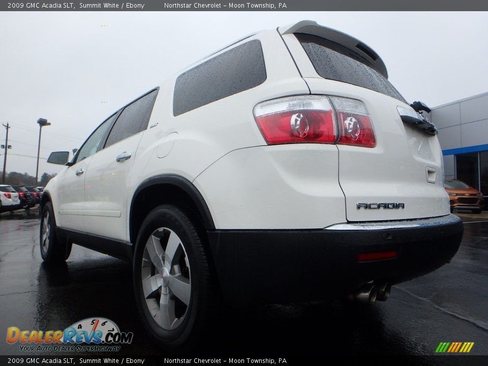 2009 GMC Acadia SLT Summit White / Ebony Photo #5