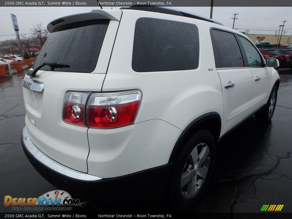 2009 GMC Acadia SLT Summit White / Ebony Photo #8