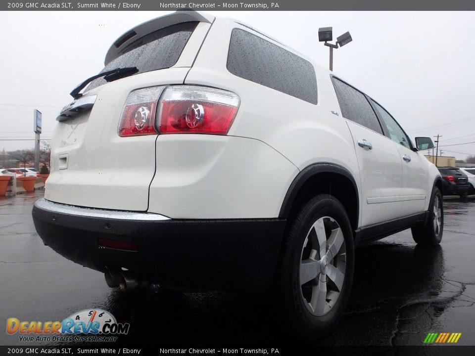 2009 GMC Acadia SLT Summit White / Ebony Photo #9