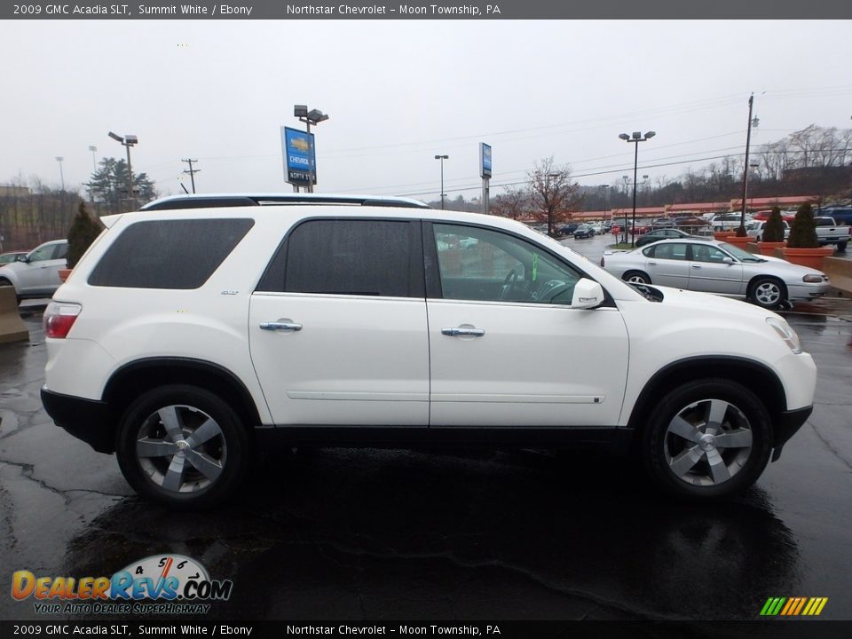 2009 GMC Acadia SLT Summit White / Ebony Photo #10