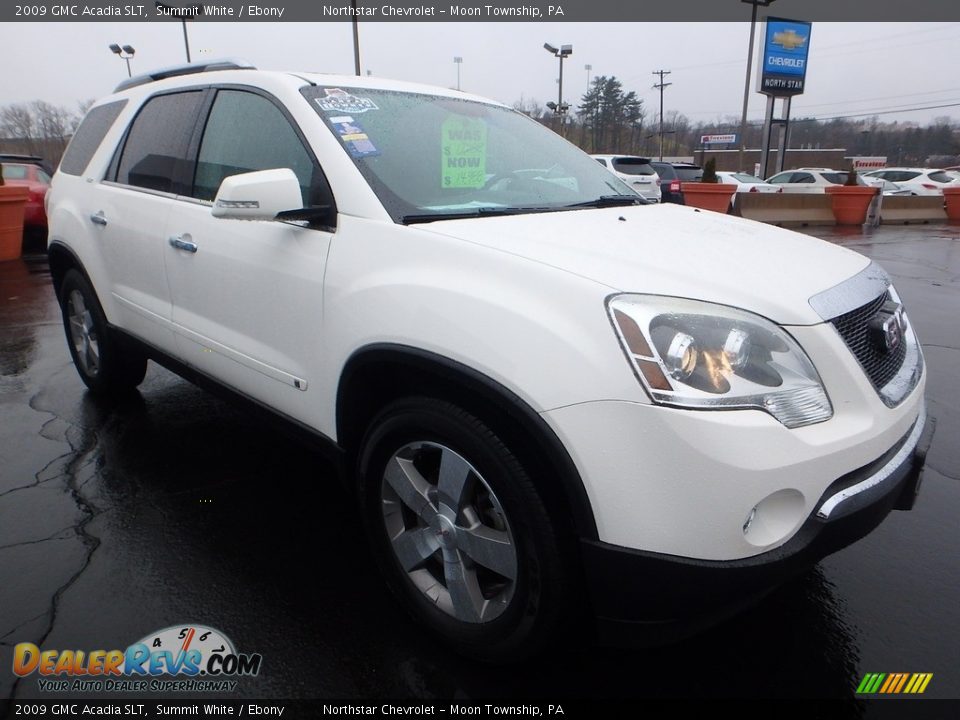 2009 GMC Acadia SLT Summit White / Ebony Photo #11