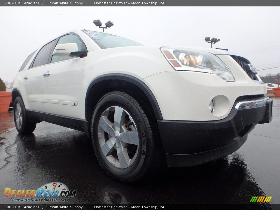 2009 GMC Acadia SLT Summit White / Ebony Photo #12