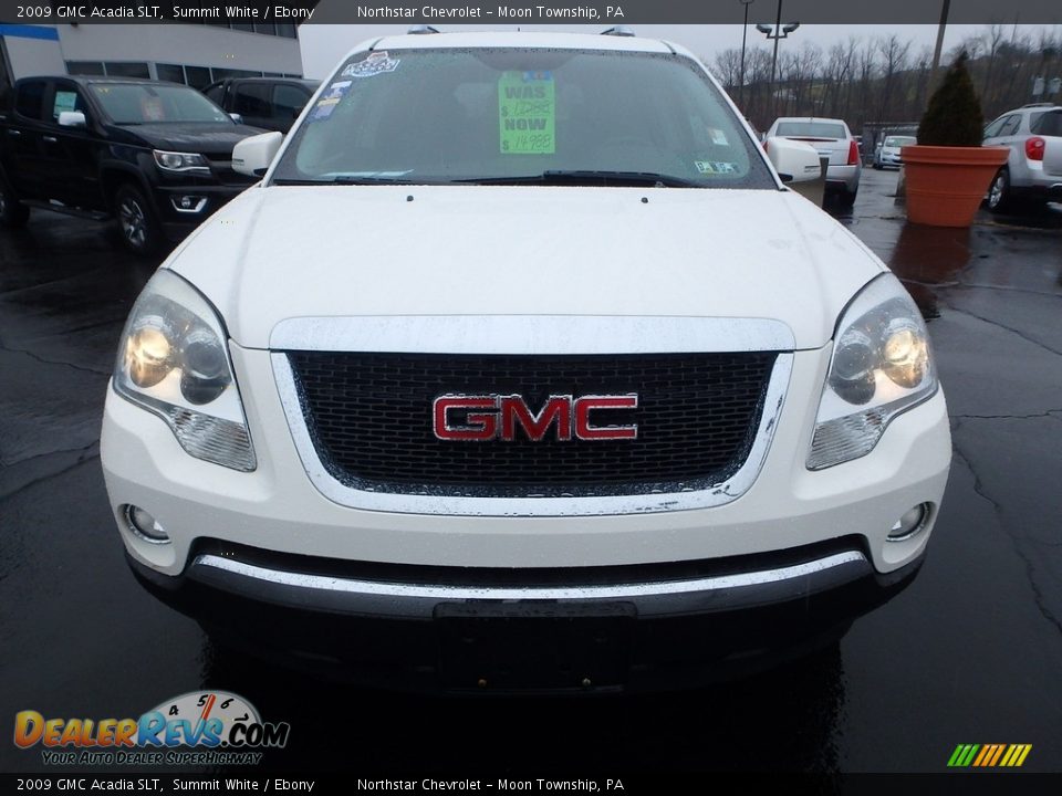 2009 GMC Acadia SLT Summit White / Ebony Photo #13